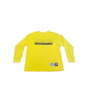 Basketball Skateboard Yellow Long Sleeve Shirt